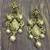 Gold earrings