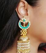 Gold earrings