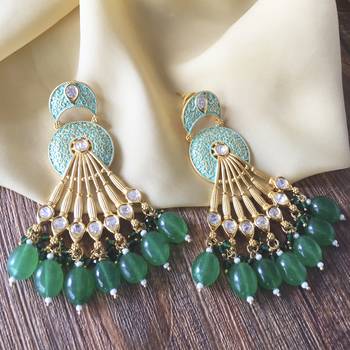 Gold earrings 2