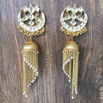 Gold earrings 2