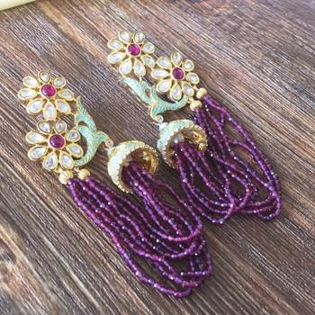 Gold earrings 2
