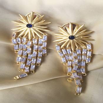 Gold earrings 2