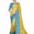 yellow Embroidery silk saree with blouse