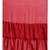 Maroon Georgette Solid Ruffle Saree