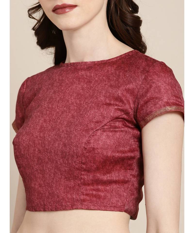 Black & Beige Chanderi Cotton Printed Saree