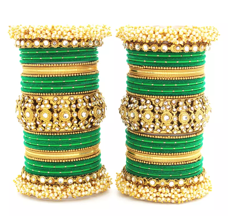 Traditional Long Bridal Set For Both Hands