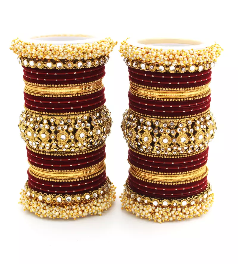 Traditional Long Bridal Set For Both Hands