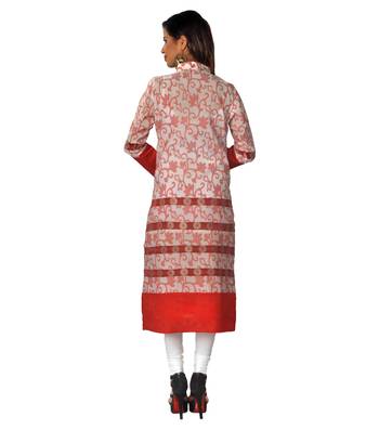 White woven chanderi ethnic-kurtis 3