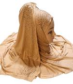 Justkartit Women'S Hosiery Soft Cotton 4-Way Casual Wear Diamond Stone Work Hijab Scarf Dupatta