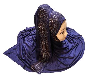 Justkartit Women'S Hosiery Soft Cotton 4-Way Hijab Scarf Dupatta 5