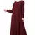 Front Open Cardigan Abaya- Maroon Color