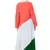 Tricolor Asymmetrical Crepe Abaya