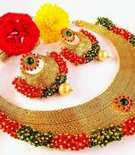 Multicolor agate necklace-sets