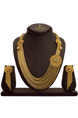 Gold diamond necklace-sets 2