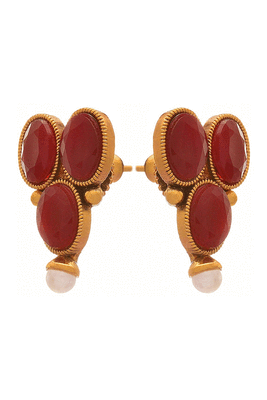 Red pearl necklace-sets 5