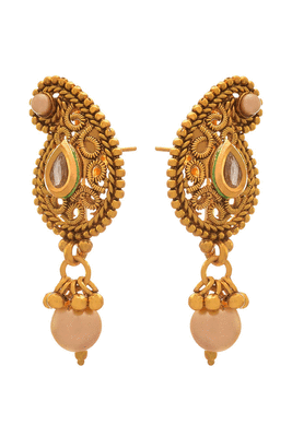 Gold pearl necklace-sets 4