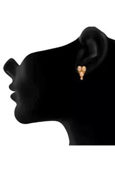 Gold pearl necklace-sets