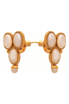 Gold pearl necklace-sets 5
