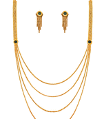 Gold necklace-sets
