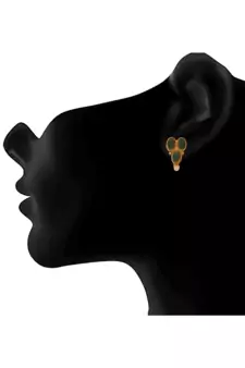 Gold pearl necklace-sets