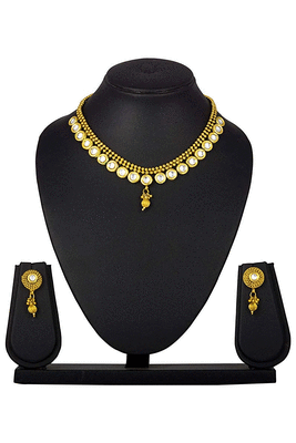Gold diamond necklace-sets 2
