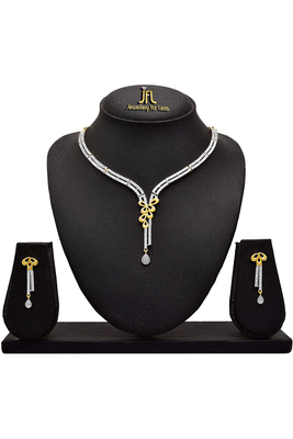 Gold diamond necklace-sets 2