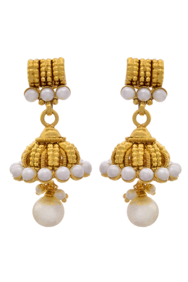 Gold pearl necklace-sets 2