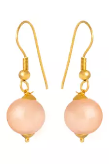 Gold pearl necklace-sets