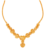 Gold necklaces