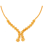 Gold necklaces