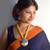 Yellow Colour Terracotta Necklace With Matching Earrings