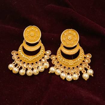 Saizen Wedding Traditional Moti Jhumka Earrings Alloy Drops & Danglers 2