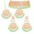 Traditional Kundan & Pearl Mint Choker Necklace Set For Women