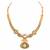 Antique Gold Plated Handcrafted Traditional Necklace Set With Earrings & Maang Tikka For Women
