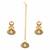 Antique Gold Plated Handcrafted Traditional Necklace Set With Earrings & Maang Tikka For Women