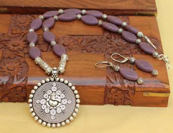 Purple Agate Necklaces 2