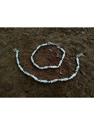 Silver anklets 1