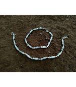 Silver anklets