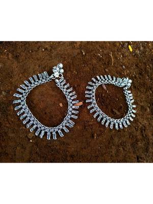 Silver anklets 1