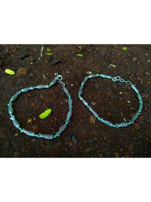 Silver anklets 1