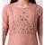 Orange Women's Cotton Embroidered Kurta