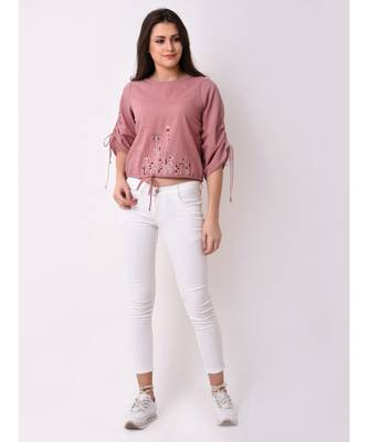 Women's Floral Embroidered Top 1