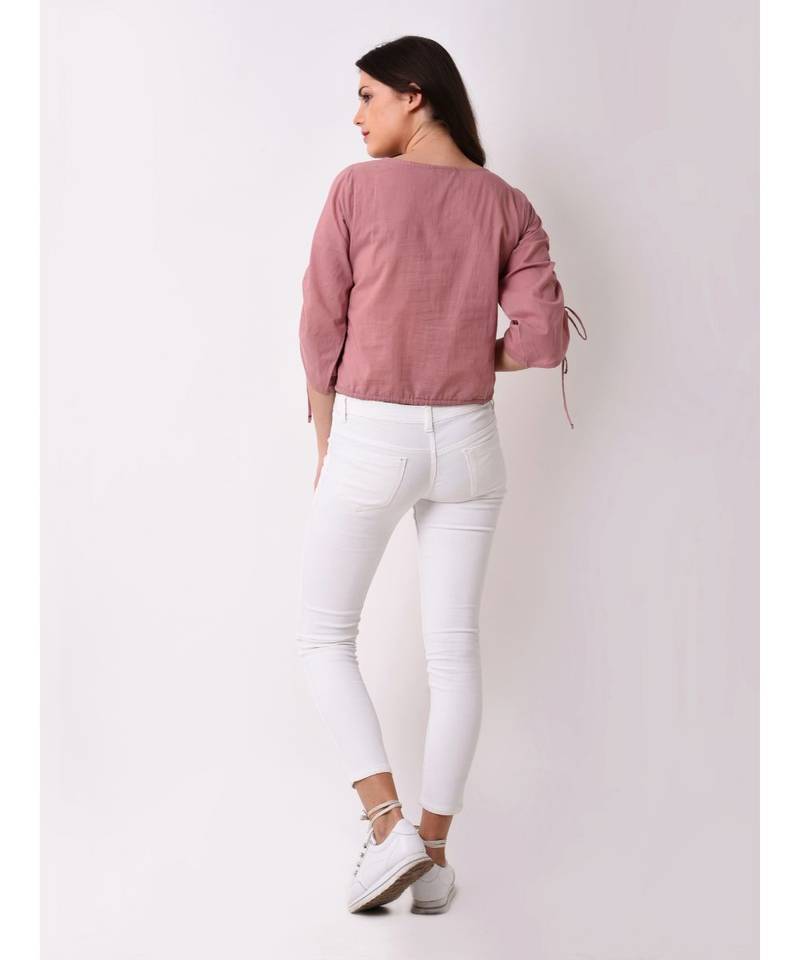 Women's Floral Embroidered Top