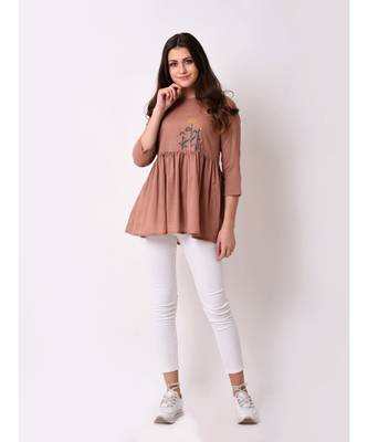 Women's Dobby Embroidered Tunic 1