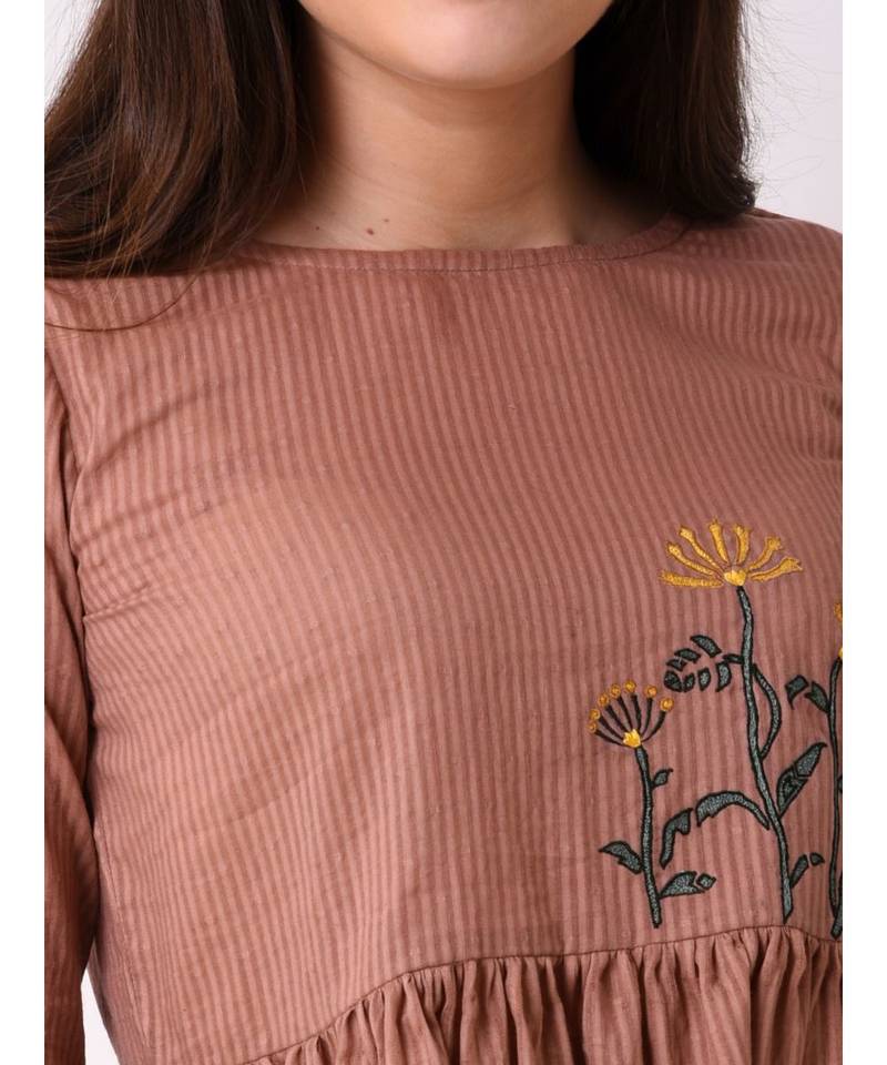 Women's Dobby Embroidered Tunic