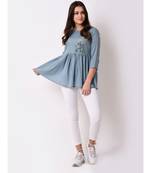 Women's Dobby Embroidered Tunic