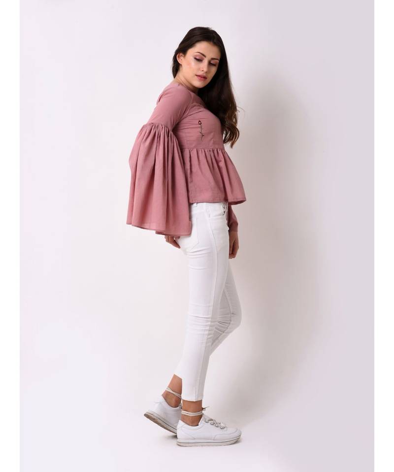 Women's Cotton Embroidered Top