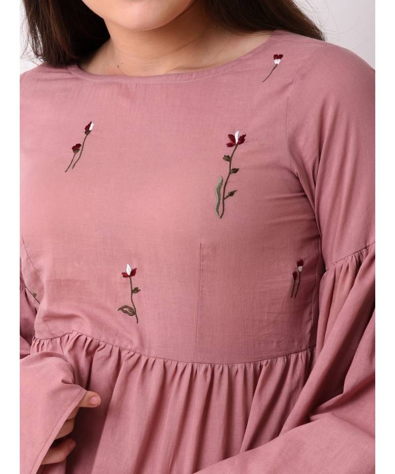 Women's Cotton Embroidered Top