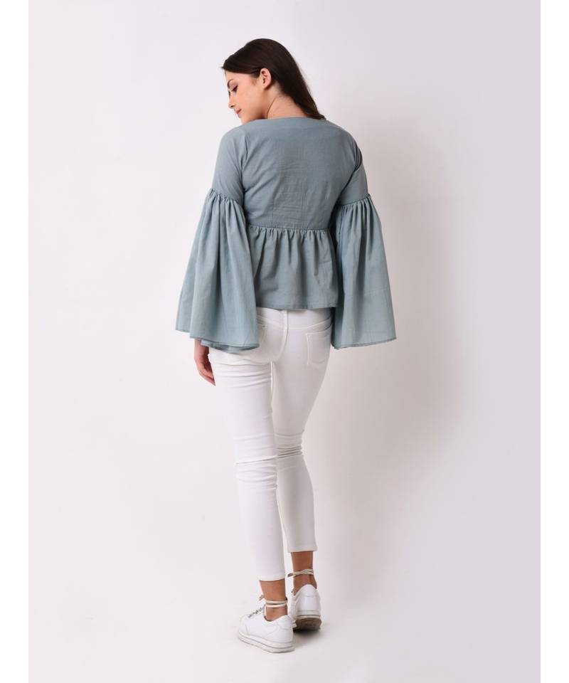 Women's Cotton Embroidered Top