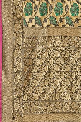 Multicolor Woven  Art Silk Saree With Blouse 5